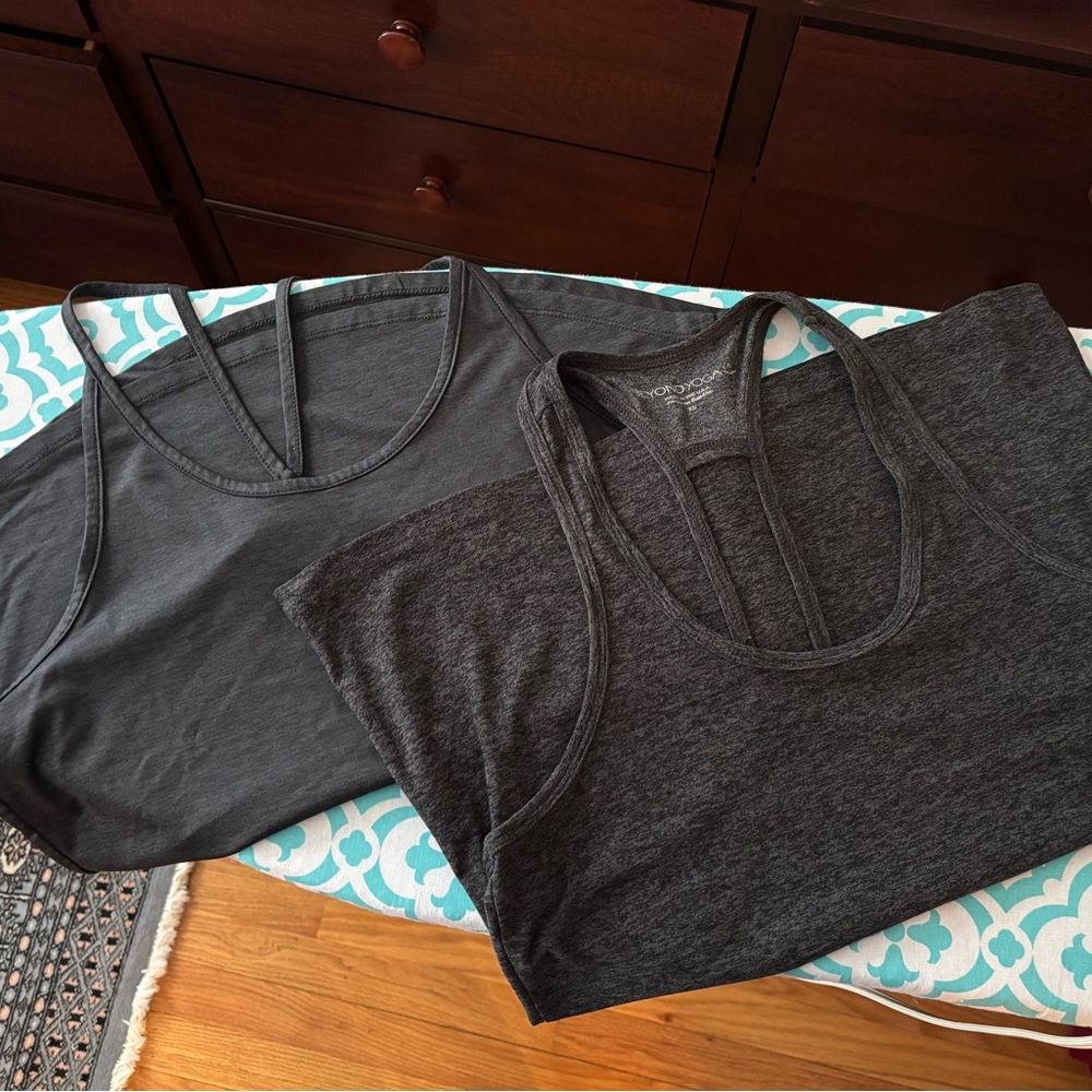 Yoga Tank Bundle | Beyond Yoga & Threads 4 Thought | Grey